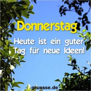 grusskarte zeiten wochentage donnerstag 09