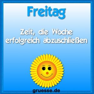 grusskarte zeiten wochentage freitag 05