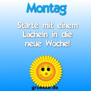 grusskarte zeiten wochentage montag 07